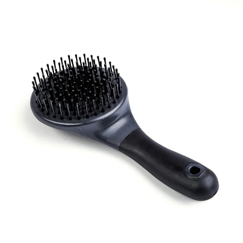 Shires EZI-GROOM Mane and Tail Brush in Black-1
